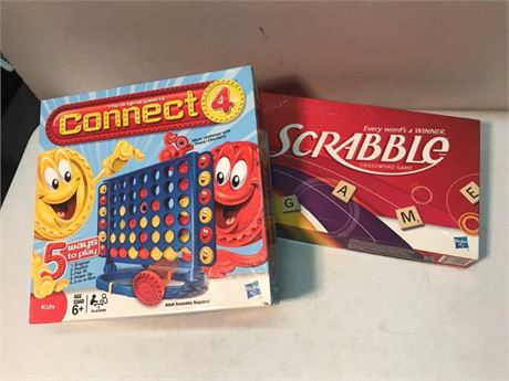Connect 4 & Scrabble
