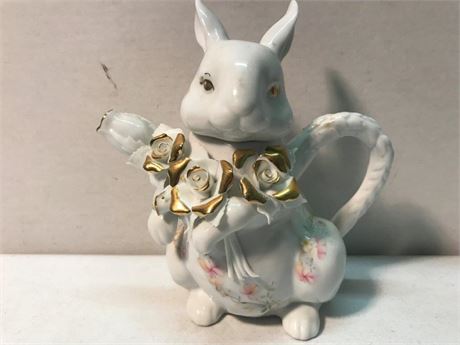 Porcelain Rabbit Teapot