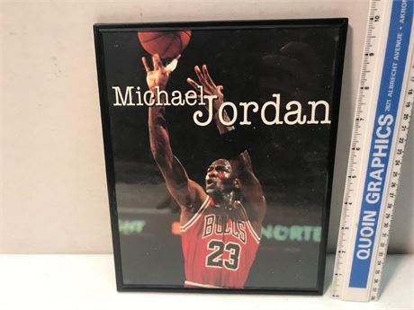 Framed Michael Jordan