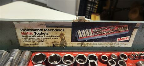 Metric Sockets & Case