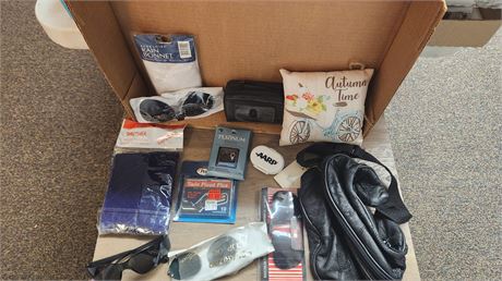 Sunglasses & Rain Bonnet & Misc. Items