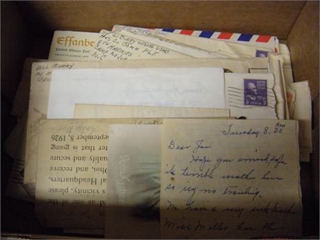 Vintage mail and letters