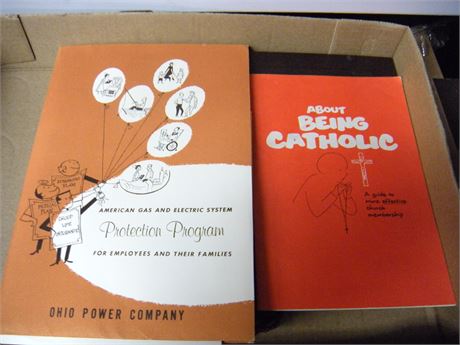Vintage paperwork and pamphlets