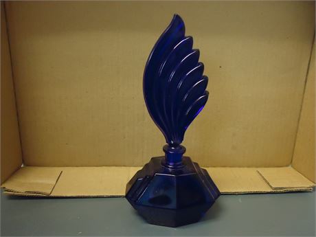 Cobalt Blue Perfume Bottle
