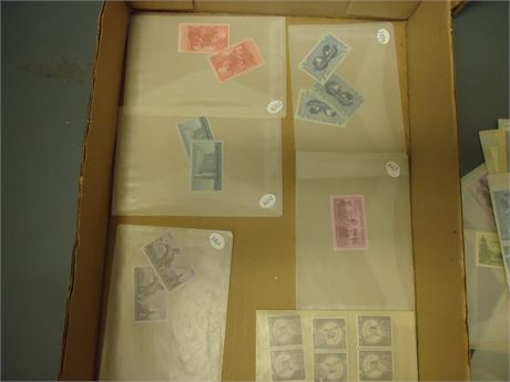 Lot Of Collectible Postage Stamps