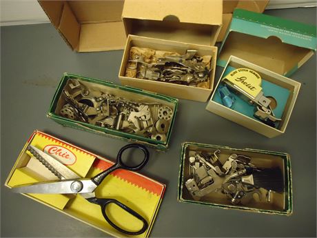 Blind Stitch Hemmer & Scissors & Sewing Machine Accesories