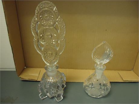 Art Deco Glass Perfume Bottles