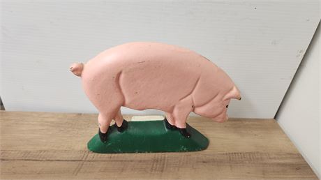 Cast Iron Pig Door Stop