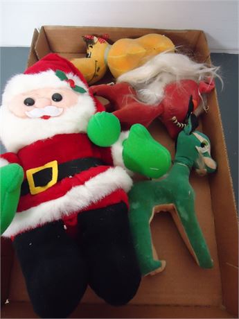 Vintage Christmas Decorations & Plush Toys