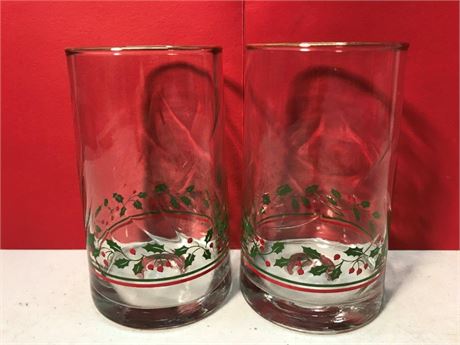 1984 Arby's Christmas Collection Glasses