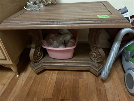 Short Plastic Table