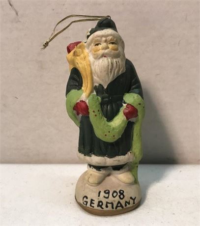 Santa Claus Ceramic Figurine 1908 Germany Reproduction