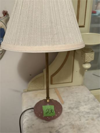 Vintage Glass Lamp