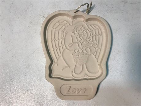 1995 Longaberger Pottery Love Cookie Mold