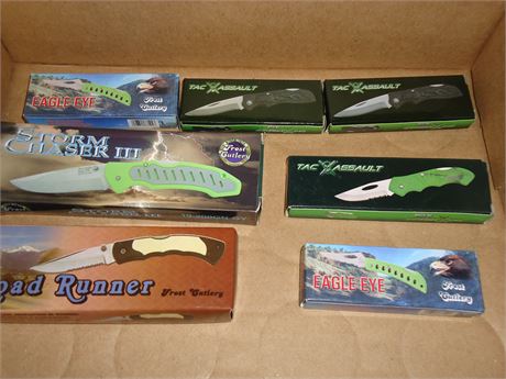 Lot of new pocket knives