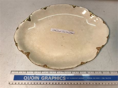 Vintage Homer Laughlin Oval Serving Platter (#2)