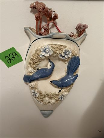 Ceramic Wall Decor with Birds