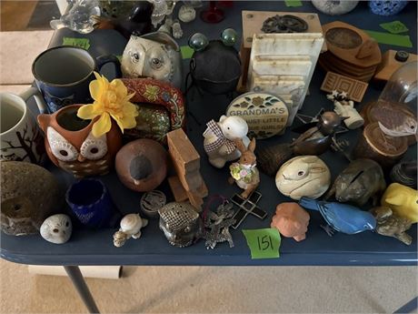 Decor and Collectibles, Owls