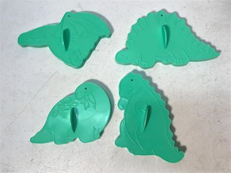 1988 Wilton Dino Cookie Cutters