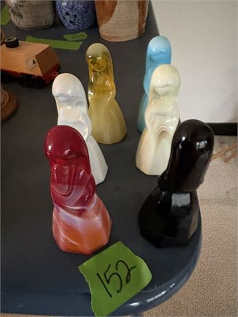 Vintage Mosser Glass Bells by Vi Hunter