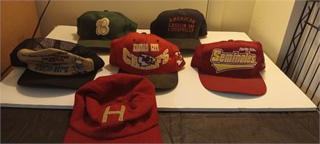 Lot Of Baseball Hats