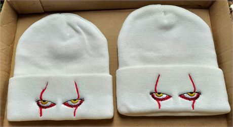 IT Eyes Embroidered Knit Hats