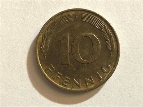 1977F Germany 10 Pfennig