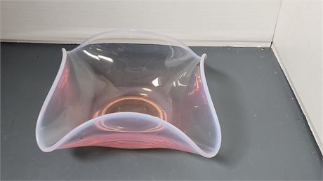 Frosted Tip Glass Bowl