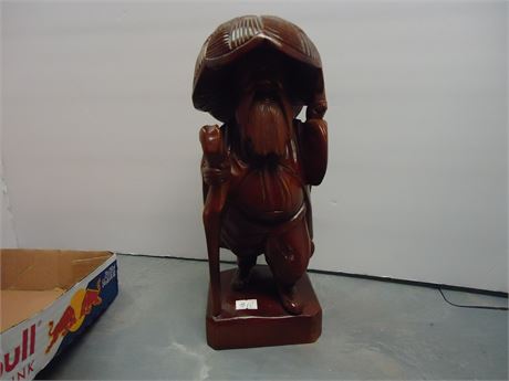 Wood carving