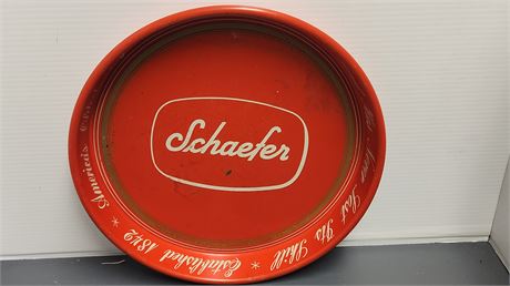 Schaefer Beer Metal Tray