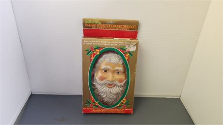 Vintage Singing Hanging Santa Decoration