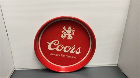 Coor's Beer Metal Tray