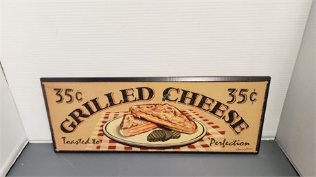 Grilled Cheese Wood Diner Sign