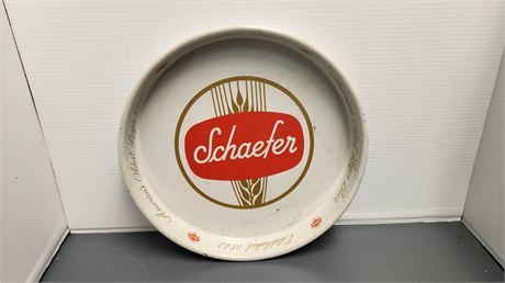 Schaefer Beer Metal Tray