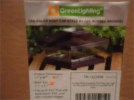 Solar post light