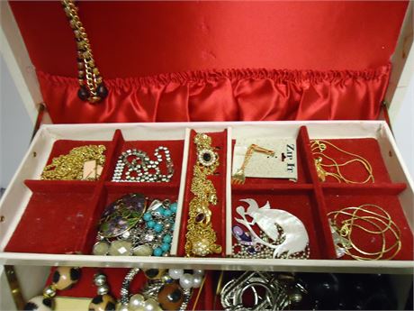 Jewelry box and contents