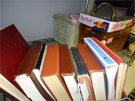 Lot of books and music