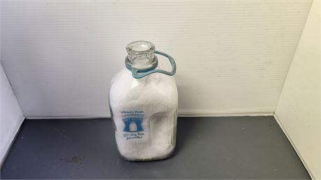 Lawsons Glass Milk Bottle