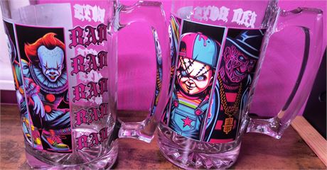 Custom Themed Horror Drink Glasses