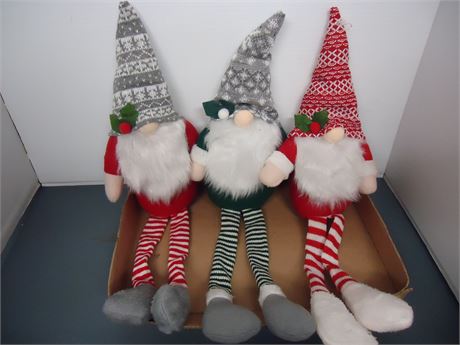 3 Christmas Gnomes