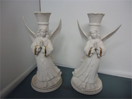2 Angel Statues
