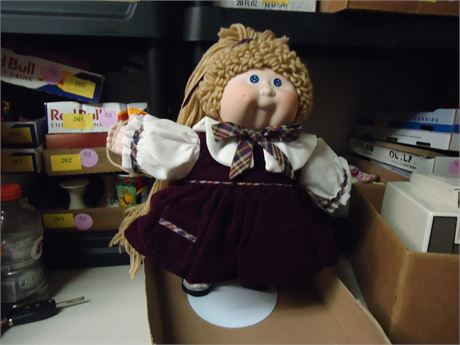Cabbage Patch Kids Doll & Display Stand