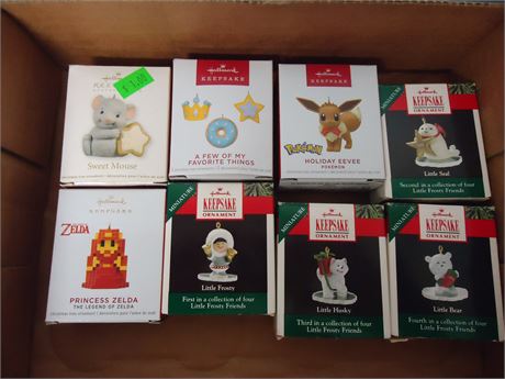 Various Hallmark Ornaments