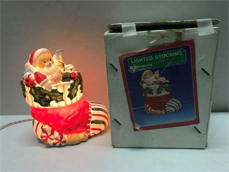 Christmas Around the World Lighted Stocking