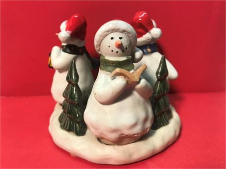 Snowman Candleholder (#2)