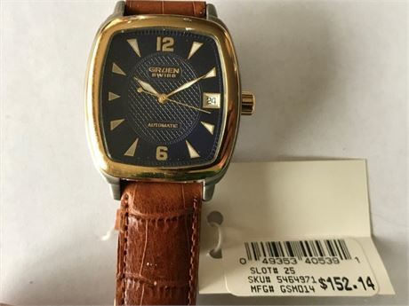 (RESALE) Gruen Swiss Automatic 25 Jewels Watch