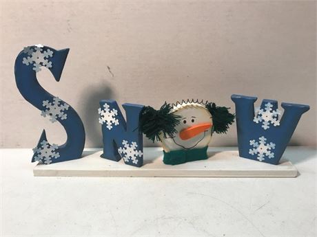 Snow Sign