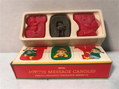 Avon Joyous Message Candles