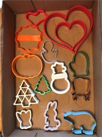Flat of Cookie Cutters (#5)