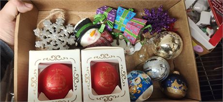 Various Christmas Ornaments